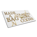 Meme Coin Merch Extended Trading Mouse Pad – "I Made A Bag Trading Meme Coins" Edition